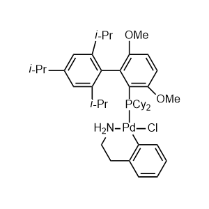 氯(2-二環(huán)己基膦基-3,6-二甲氧基-2',4',6'-三異丙基-1,1'-聯(lián)苯)[2-(2-氨基乙基苯基)]鈀(II)