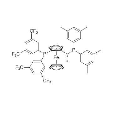 (R)-(-)-1-{(S)-2-[雙(3,5-二-三氟甲基苯基)膦]二茂鐵基}乙基二-3,5-二甲苯基膦