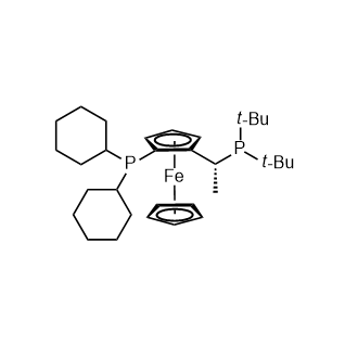 (R)-1-[(S)-2-(Dicyclohexylphosphino)ferrocenyl]ethyli-tert-butylphosphine 