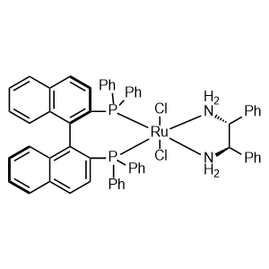 Dichloro[(R)-(+)-2,2'-bis(diphenylphosphino)-1,1'-binaphthyl][(1R,2R)-(+)-1,2-diphenylethylenediamine]ruthenium(II)
