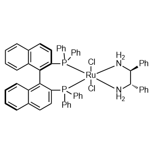 Dichloro[(R)-(+)-2,2'-bis(diphenylphosphino)-1,1'-binaphthyl][(1S,2S)-(-)-1,2-diphenylethylenediamine]ruthenium(II)